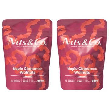 Nuts&Co. 堅果之間 頂級調味系列 楓糖肉桂核桃  42g  2包
