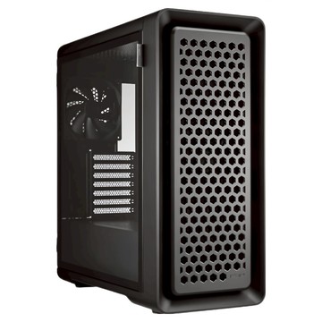 FSP 全漢 CUT593B 黑色 電腦機殼 側透設計 散熱佳  1個