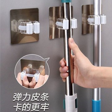 免打孔拖把架衛生間置物架拖把掛架壁掛拖布架強力掛鉤掛拖把神器