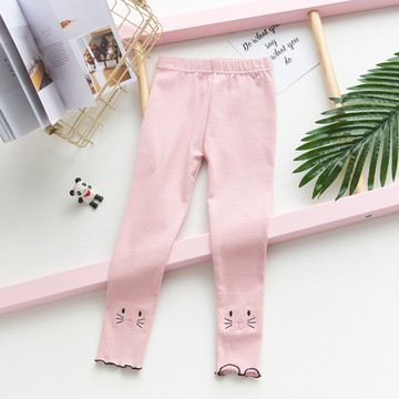 FANMOU - 內搭褲-貓咪-粉色