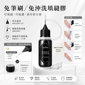 🔥隔日到貨🔥美麗佳人 軟胖子封邊膠 免洗填縫膠 大力粘鑽膠 美甲店適用 美甲膠水10ml