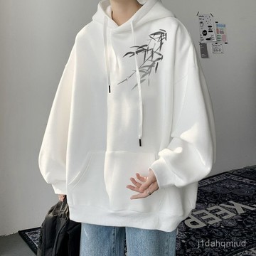 M-8XL 帽T 男生帽T 百搭衛衣 薄款衛衣 大尺碼帽T 情侶帽T 長袖 印花T 長T 日係衛衣 刷毛連帽