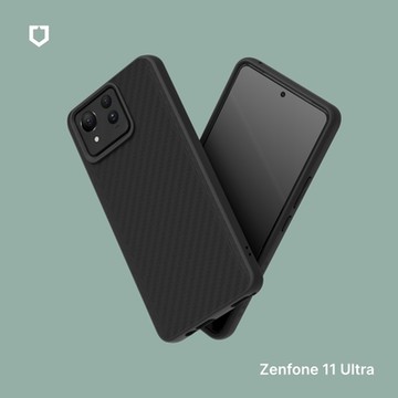 犀牛盾 ASUS Zenfone 11 Ultra SolidSuit防摔背蓋手機殼-碳纖維紋路