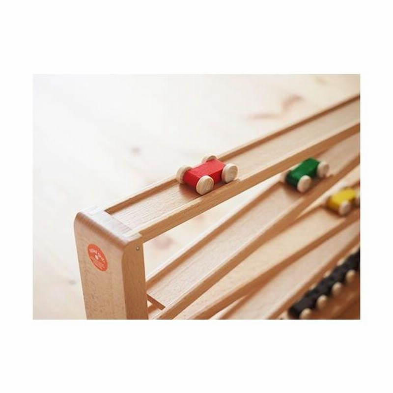 ベック社 クネクネバーン トレインカースロープ 木のおもちゃ