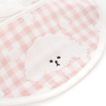 日本今治Hartwell-COCO口水巾(22*26)-粉