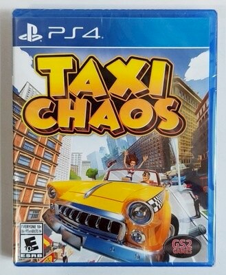美琪PS4 遊戲 瘋狂出租車 Taxi Chaos 混亂的士 中文英文合版