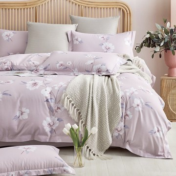 (雙人/加大) / 吸濕排汗萊賽爾兩用被床包組 / 粉香凝玉 / 網路限定 / DON