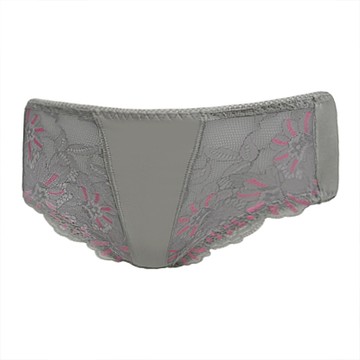 曼黛瑪璉 璀璨之旅III  中腰寬邊三角萊克內褲(薄霧灰)