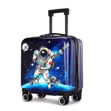 學生旅行箱ins清倉20寸登機箱3D男女密碼箱輕便兒童旅行箱