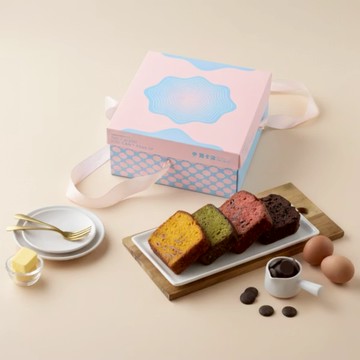 【栗卡朵洋菓子坊】雲朵之誕綜合水果旅行蛋糕8入禮盒x1盒(季節口味隨機_4種口味各2入)