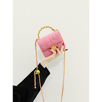 小眾設計小包包女夏2024新款百搭鏈條斜挎口紅包高級感手提小方包