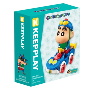 Noori Toys 蠟筆小新 動感超人變裝車 積木  1個  混色