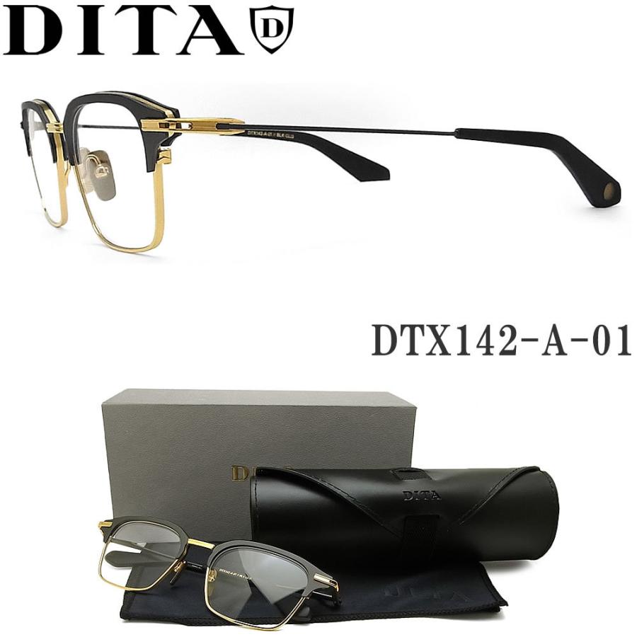 ディータ DITA メガネ DTX142-A-01 BLK-GLD サイズ52 TYPOGRAPHER 眼鏡 ...