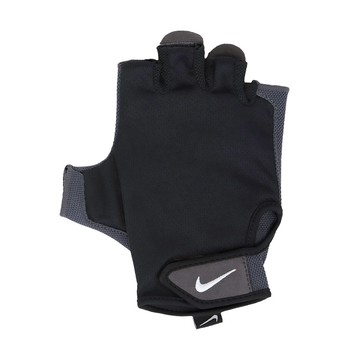 NIKE MEN'S ESSENIAL FITNESS 基礎手套 健身手套 訓練手套 重訓 魔鬼氈 透氣 緩衝 保護 黑