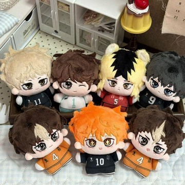 限時下殺✨排球少年周邊玩偶 排球少年毛絨玩偶 Haikyuu plush 排球少年10釐米棉花娃 娃同人周邊潮玩公仔玩