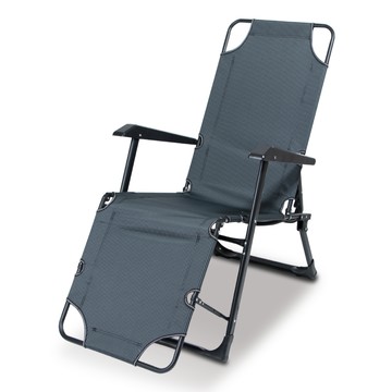 【IDEA】坐躺2用加粗方管調節透氣休閒躺椅(摺疊躺椅/午休椅/折疊床/行軍床)