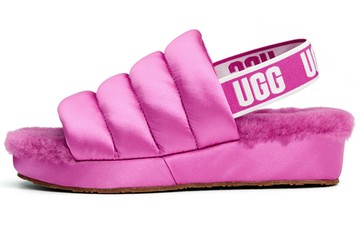 WMNS FLUFF SLIDE SATIN PURPLE