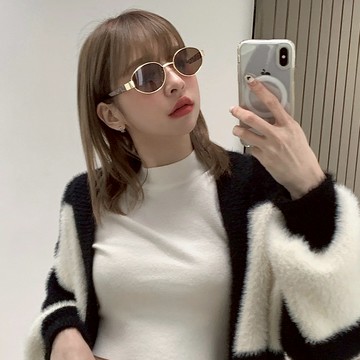 【Aa.chic】美式復古冷茶豹紋墨鏡(單一色).配件/墨鏡/美式/冷茶色/復古/豹紋/質感/時髦【C129585】