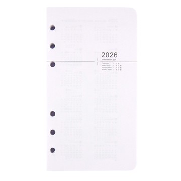 2026年 48K橫式週誌內頁(6孔)