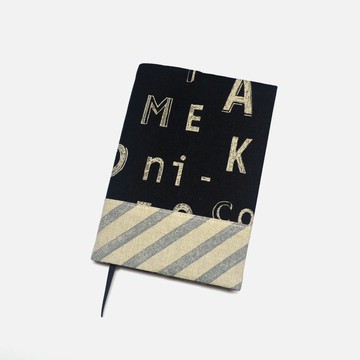 英文字母布書衣/布書套 可調式 日本布