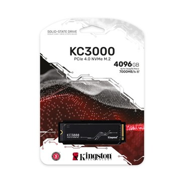 金士頓 Kingston KC3000 4TB KC3000 PCIe 4.0 NVMe M.2 SKC3000D/4096G SSD 固態硬碟