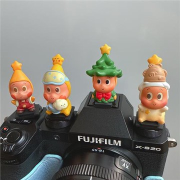 正版泡泡瑪特星星人系列萌粒相機熱靴蓋創意卡通適用索尼富士尼康