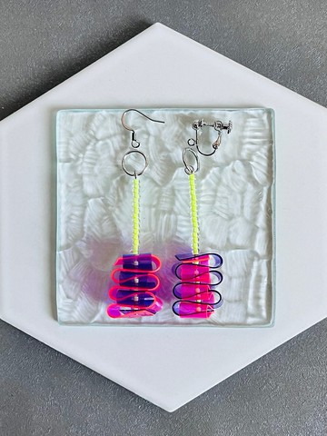 PVC DesignA 004 耳針式耳飾 / 無耳洞耳夾式耳飾