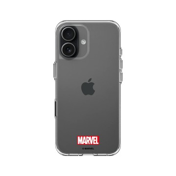 iPhone 17 Clear Case（相機按鈕） 透明 - 迪士尼-漫威 Marvel - 漫威Logo-迷你標誌