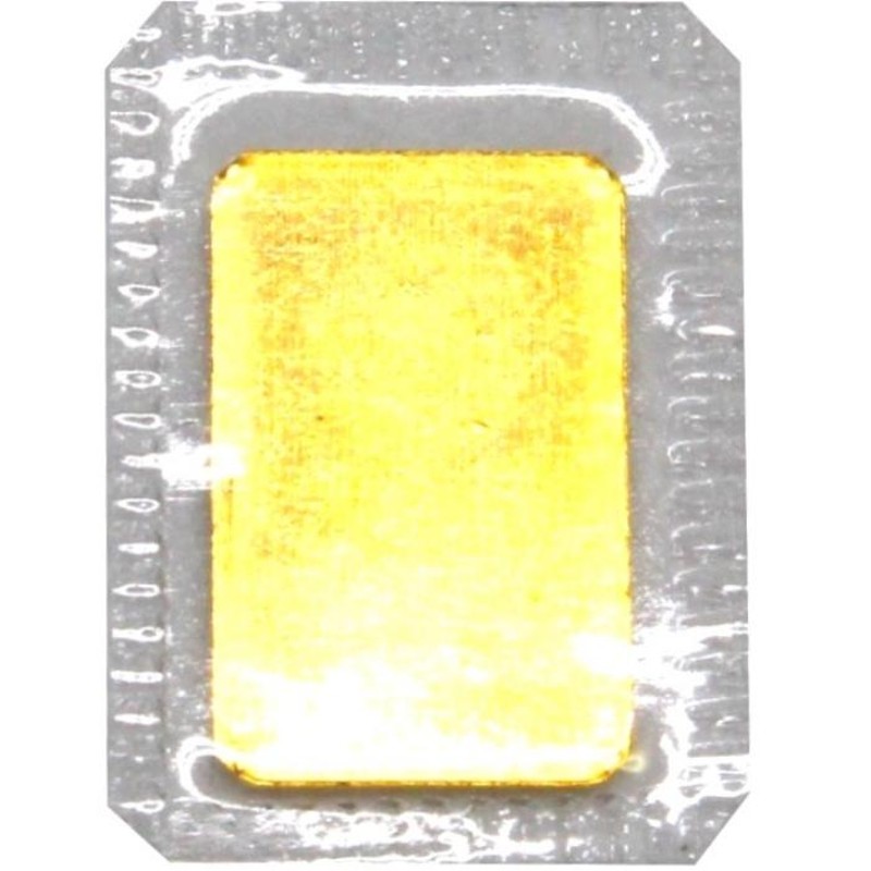 純金 インゴット 24金 徳力 1g (ラミネート未開封) K24 TOKURIKI INGOT ...