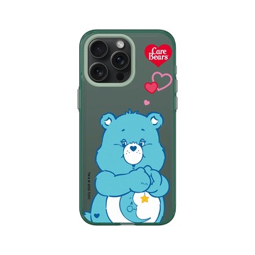 iPhone 15 Pro Max Clear 憂墨綠 - Care Bears - Bedtime Bear