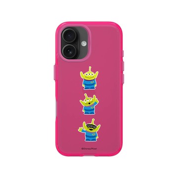 iPhone 16 Clear 粉漾桃 - 迪士尼-玩具總動員 Toy Story - 三眼怪怪怪