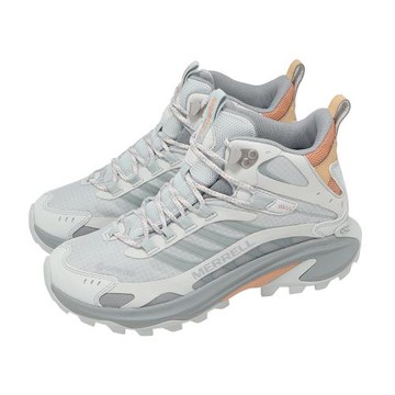 Merrell 防水登山鞋 Moab Speed 2 Mid GTX 女鞋 霧灰 中筒 戶外 機能 越野 ML038824