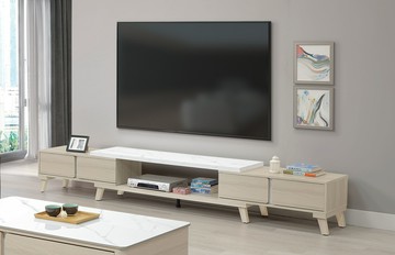 【歐風別館】萊米克岩板6尺伸縮長櫃【基隆至台中免運費】