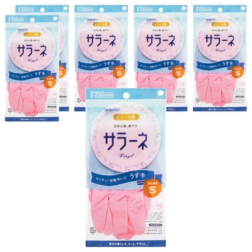 Dunlop Home Products 薄手清潔手套  粉色  S  6包