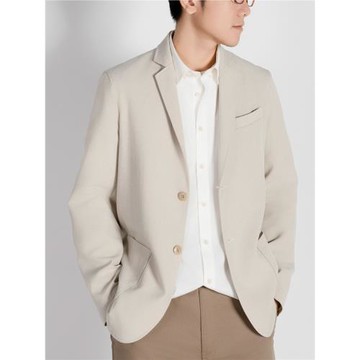 Arba設計 V13 春夏秋高級輕通勤生態仿麻抗皺淡漠老錢風休閑西裝