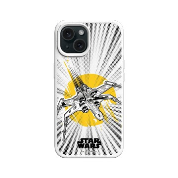 iPhone 15 SolidX 白 - 迪士尼-星際大戰 Star Wars - 星際大戰 – X 翼戰機