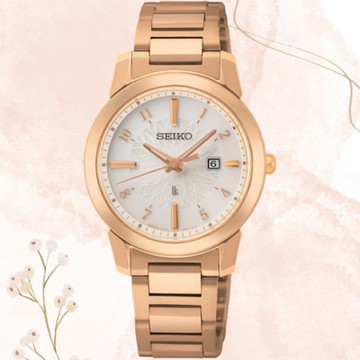 SEIKO精工 LUKIA 太陽能 綻放時尚腕錶 SUT418J1 / V137-0DK0P (SK034)