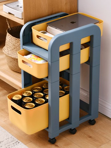 廚房調料置物架客廳臥室兒童零食玩具衣物收納筐衛生間雜物收納架