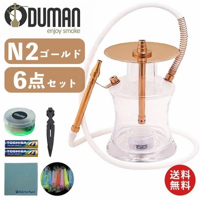 シーシャ6点セット　ODUMAN N2 クリアIgnis