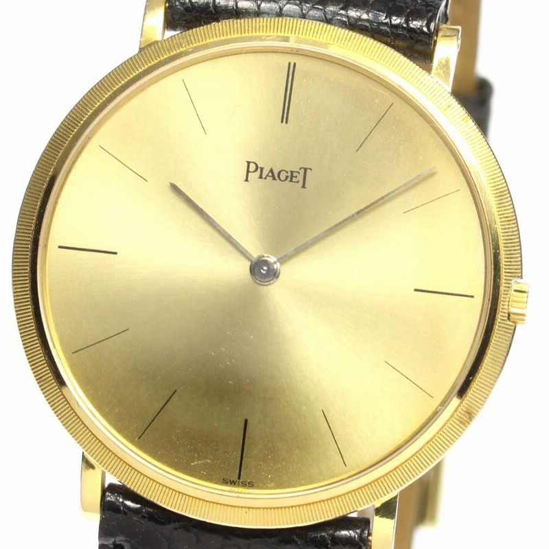 PIAGET】ピアジェ K18YG cal.9P 9033 手巻き メンズ_730863 | LINE