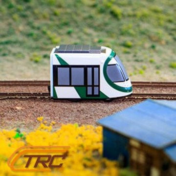 高雄捷運 高雄輕軌(一階) 鐵支路迴力小火車 迴力車 火車玩具 壓克力盒裝 QV069 TR台灣鐵道