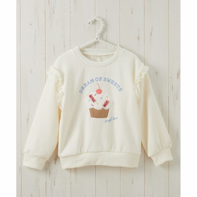 あったか裏ベロア スイーツ柄トレーナー 女の子 子供服 子供服 Kids Sweatshirts 通販 Lineポイント最大get Lineショッピング