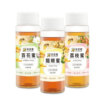 女王蜂 【朵蕊蜜】100%台灣純蜂蜜400g/罐 任選(龍眼/荔枝/百花)