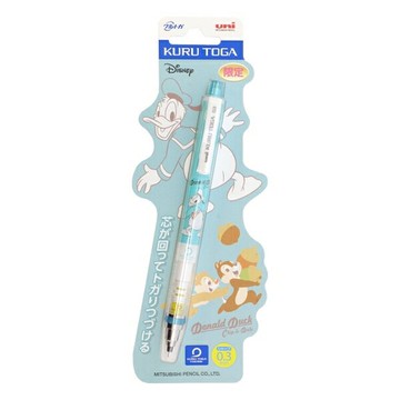 又敗家@日本限定UNI不斷芯自動鉛筆KURU TOGA唐老鴨M3-650DS自動旋轉轉筆0.3mm鉛筆Disney迪士尼【全館299超取免運】【APP下單點數4倍送】