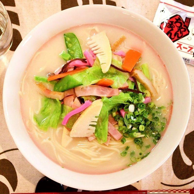 長崎ちゃんぽん味(6人前)ご当地豚骨ラーメンお試しセット乾麺 スープ お取り寄せ グルメ ギフト 贈答 景品 非常食 保存食 即席 rame