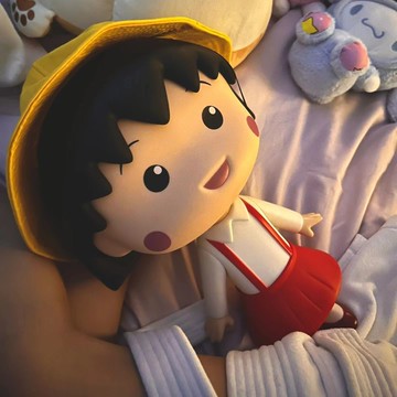 公司貨 免運 可開票  櫻桃小丸子手辦盲盒日本動漫大號客廳擺件網紅可愛女孩