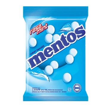 【印尼】mentos mint 曼陀珠白薄荷X24包