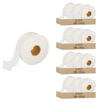 五月花 大捲筒衛生紙 800g  3捲  4組  225m