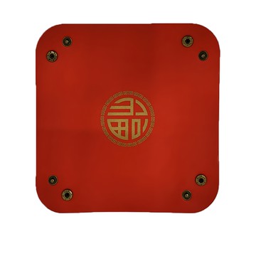 Hikari 日光生活 福扣吉祥盒 小方 居家收納 桌面擺飾 仿皮材質  1入