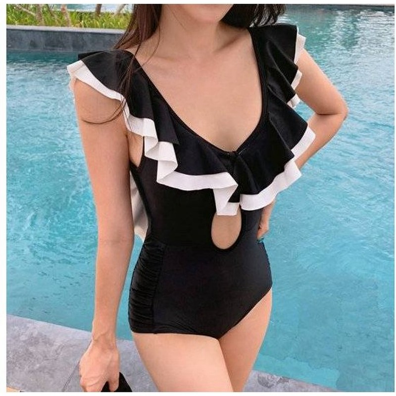 水着 ワンピース モノキニ レディース 40代 50代 30代 代 水着女子 体型カバー 大きいサイズ かわいい ママ フリル リボン 盛れる ママ水着 オールインワン 通販 Lineポイント最大0 5 Get Lineショッピング